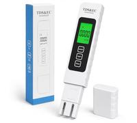 TDS Meter Digital Water Tester, 4 in 1 EC & Temperature (℃/℉) Meter, 0-9999 ppm Water Quality Tester for Drinking Water Aquarium Ro-Rodi System