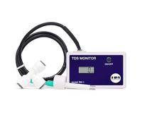 TDS Monitor Triple TDS Meter PPM Water Quality Tester 0-9990 PPM for Aquariums Hydroponics Drinking Water Digital Triple Inlines Tds Monitor