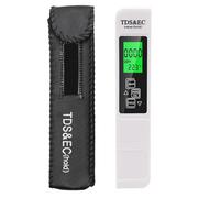 TDS Water Tester - Durable ABS Material, Water Meter, PPM Tester | Mini Digital Quality Monitor With LCD Display and Carry Case, Accurate Measuring Device for Aquarium, Home Use, Hydroponics, Pool, La