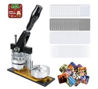 TDSYOCG 50x50 mm Photo Magnet Machine, Fridge Magnet Button Maker Machine, Square Fridge Magnet Making Machine Kit,100 Pcs Component, Card Cutting Machine,for DIY Craft Projects