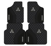 TDXWFBH 4pcs Custom Car Floor Mats For Mitsubishi Outlander PHEV 2016-2019, All Weather Front Rear Row Auto Carpet Waterproof Protection
