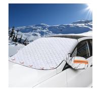 TDXWFBH Car Windscreen Snow Cover for Alfa Romeo Stelvio (949) 2017-2022 2025 2026, Magnetic Frost Guard Ice Protector, Waterproof Winter Sun Shade with Mirror Covers