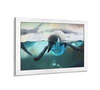 TDXYz Penguin,DIY 5D Diamond Digital Painting Toolkit Crystal Rhinestone Embroidery Cross Stitch Arts Craft Canvas Wall Decoration,50x50cm/19.68x19.68