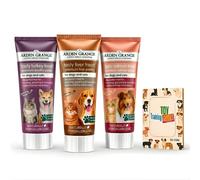 TDY Bundle Arden Grange Liver Paste for Dogs & Cats - Grain-Free Dog Pate with Nutrient-Rich Turkey, Salmon, Liver - Ideal Training Aid, Med