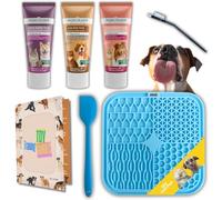 TDY Lick Pad, Scraper & Cleaning Brush, Arden Grange Tasty Liver Salmon Turkey Paste Treat + TDY Bundle, For Dogs & Cats