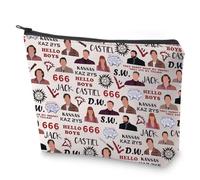 TDYK Fan Canvas Zipper Pouch Hello B Makeup Bag S Series Cosmetic Bag TV Show Lover Gift Horrible Movies Fan Toiletry Bag (Hello B)