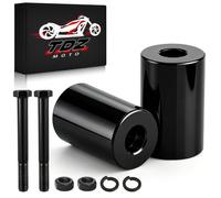 TDZ 2'' Inch Rise Handlebar Risers Extension For Harley 1-1/4'' Handlebars Black Motorcycle Spacers