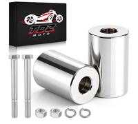 TDZ 2'' Inch Rise Handlebar Risers Extension For Harley 1-1/4'' Handlebars Chrome Motorcycle Spacers，