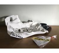 GAS GAS EC 250 300 2021-2023 ACERBIS SKID GLIDE PLATE SUMP GUARD WHITE/BLACK