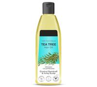 Te.a Tree Hair Oil - 120ml | For Hair Growth, Scalp Nourishment & Anti-Dandruff | 100% Pure, Natural & Cold-Pressed | With Tea Tree, Castor, Sesame, Olive & Jojoba Oils