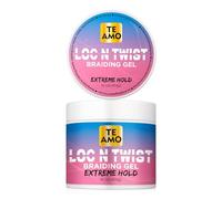 Te Amo Braided Styling Gel, 16 Fl Oz, Hold Braid, Loc, Braid Gel, Tames Frizz and Eedges, Aloe Leaf Juice, Castor Oil, Vitamin E, Extreme Hold, Ideal for All Hair Textures