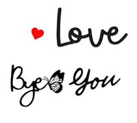 Te Amo Bye Shield - Te Amo Bye Tschüss Door Sign | Valentines Front Door Script | Wooden Valentine Love Decoration Sign Suitable for Hallway Front Door