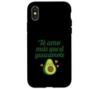 Te Amo Más Que El Guacamole Mexican Avocado Love Pun Case for iPhone X/XS