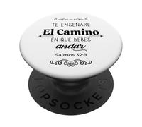 Te haré entender, y te enseñaré el camino en que debes andar PopSockets Adhesive PopGrip