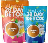 Tea 28 Day and Night Detox Tea 100% Natural ingredients transform your Health in 28 Days Deep Body Cleanse
