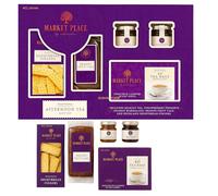 Tea and Biscuit Gift Set - Christmas Hampers for Couples - Tea, Highland Shortbread Biscuits, Jam Strawberry, Orange Marmalade and Fruit Cake - Afternoon Tea Hamper - Hamper Gift Sets for Women Men