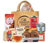 Tea and Biscuit Hamper with Afternoon Tea, Breakfast Tea and Biscuit Selection - Gifts for Mum, Grandma, Family, Friends, Easter Gifts, Anniversary or Birthday by The Hamper Fairy