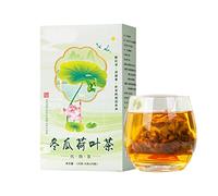 Tea Bag, 20 Packs Winter Melon Lotusleaf Tea Winter Melon Rose Cassia Triangular Pack Herbal Tea for Home Office
