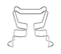 Tea Bag Filter Holder - Stand Manual Pouring, Stainless Steel Wire Frame, Compact, Reusable Base, Minimalist Coffee Maker Device Commuter at Workplace, Hotel, Stu