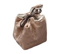 Tea Bag Organiser - Chinese Aesthetics | Portable Bag with Drawstring for Home and Office, Aesthetic Tea Bag Cup Container for Women, Elegant Fabric Storage Bag, Perfect for T