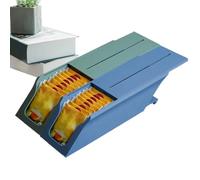 Tea Bag Organizer - 7.5x5.4x23cm/2.99x2.13x9.06 Inch Wall Mounted Teaa Container | 2x Kitchen Organizer For Countertop Storage, Organizing For Home, Studio, Restaurant And Coffee Shop