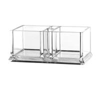 Tea Bag Organizer - Acrylic Transparent Storage Container | Rectangular Drink Packet and Sugar Holder, Creative Kitchen Box for Countertop, Hotel & Restaurant Display Pot, Tray for Signature Piece