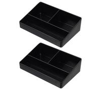 Tea Bag Organizer with Compartments for Sugar Packets and Condiments 2Pcs for Restaurant Coffee Station Storage