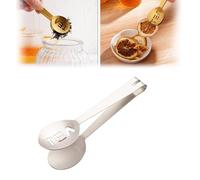 Tea Bag Squeezer Tongs,1/2PCS Stainless Steel Tea Bag Squeezer Clip,Tea Bag Holder Tea Tongs Strainer Clip Spoon for Gripping Tea Bags,Ice,Sugar,Accessories for Tea Lovers