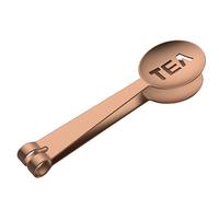 Tea Bag Squeezer Tongs - Stainless Steel Tea Bag Strainer & Spoon, Mini Sugar Clip, Multipurpose Kitchen & Bar Tool for Ice Cubes, Lemon Slices, and More