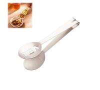Tea Bag Squeezer Tongs Steel Teabag Squeezer Tool, 2024 Tea Bag Strainer,Tea Tongs Strainer Clip Spoon for Gripping Tea Bags Ice Sugar Cubes, Tea Accessories for Tea Lovers (Silver 1pcs)