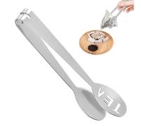 Tea Bag Squeezer Tongs, Tea Bag Squeezer, Grabber Tongs, Tea Bag Squeezer, Stainless Steel Tea Bag Squeezer Tongs, Suitable for Grabbing Cubes