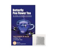 Tea Bag, with Butterfly Pea Extract, 1 Box/18 Pieces, Flavored Natural Leaf Packets, Individually Wrapped Tea Bags, Aromatic Relaxation Hërbal Blend, for Men Adults Stress Relief and Social Sharing