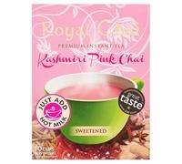 Tea Bags & Drinks with Royal Chai Kashmiri Pink Chai Sweetened (10 Cups) 200g - 1 Pack | Just Add Hot Water, Premium Instant Tea, Traditional Tea From the Hills of Kashmir.