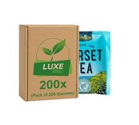 Tea Bags Sachets Envelopes - Sunshine Blend - Golden Black Tea (Portion) - Compatible with Dorset Tea By Luxe Bitez (Pack of 200)