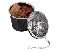 Tea Ball Infuser | Portable Stainless Steel Seasoning Strainer | Tea Filter Basket, Dishwasher Safe Cooking Supplies for Kitchen