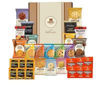 Tea & Biscuits Gift Set - Afternoon Tea Hamper with Assorted Biscuits & 12 Premium Tea Bags (Twinings & Yorkshire) - Gift Hamper for Women, Men & Couples - Thank You Hamper (Gift)