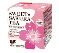Tea Boutique Sweet Sakura Tea Black Tea With Cherry Blossom & Leaf (8 Tea Bags) 16g