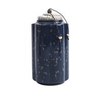 Tea Can Bulk Tea Storage Container Jar with Lid Ceramic Jar Home Kitchen Small Sealed Jar Retro Chinese Tea Set Single Jar Storage Container(C)