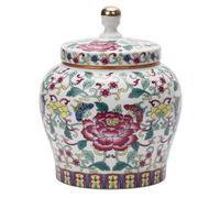 Tea Can Vintage Blue and White Porcelain Bulk Tea Storage Jar with Lid Ceramic Sealed Jar Home Kitchen Seasoning Storage Jar Storage Container