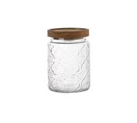 Tea Can Vintage Pattern Glass Sealed Jars Storage Jars Kitchen Household Dried Fruit Snacks Large Capacity Storage Jars Storage Container(A-700ml)