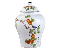Tea canister,ceramic canister, Blue And White Ceramic Sealed Jar General Tea Moisture-proof Household Packaging Pu'er Storage Canister