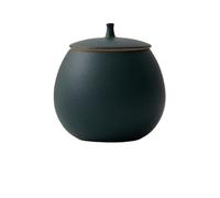 Tea canister,ceramic canister, Ceramic Tea Storage Container Empty Can Sealed Jar Home Kitchen Food Nut Coffee Cereal Canister(D)