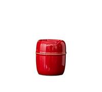 Tea Canisters for Loose Tea Forbidden City Red Tea Cans Ceramic Sealed Small And Large Rock Cinnamon Black And Green Longjing Portable(S)