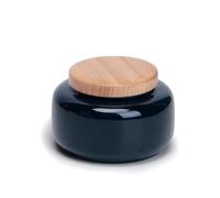 Tea Canisters for Loose Tea Porcelain Small Tea Caddy Teaware Color Glaze Ceramic Sealed Bottle Storage Rouge Lipstick Ointment Pot Container(02)