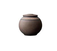 Tea Canisters for Loose Tea Stoneware Tea Caddy Mini Storage Small Sample Chinese Style Household Ceramic