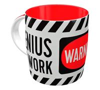 Nostalgic-Art 43030 “Warning, Genius at Work” Coffee Mug