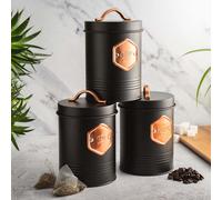 Cooks Professional 3 Kitchen Storage Set | Black / Copper