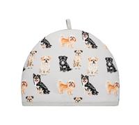 Tea Cosy for Teapot - Insulated Teapot Warmer for Small, Medium, Large Teapot | Funny and Trendy Design for Birthday, Christmas, Kitchen, Home - Pretty Cats, 35x27x3 cm (Cute Dog Puppy)