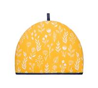 Tea Cosy for Teapot - Insulated Teapot Warmer for Small, Medium & Large Teapots | Funny & Trendy Gift Idea for Birthday, Christmas, Kitchen & New Home (Floral Yellow)