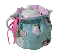 Tea Cozies, Cotton Vintage Floral Teapot Dust Cover Tea Cosy, Kitchen Home Decorative Tea Pots Cozy with Insulation Pad for Housewife, Friend, Mom (Color #4)